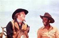 Gene Wilder i Cleavon Little w filmie Płonące siodła Mela Brooksa